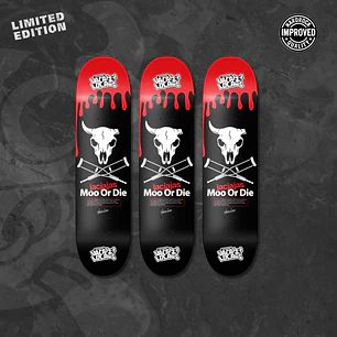 Tabla de skate Moo Or Die Vaca Loca Skateboards