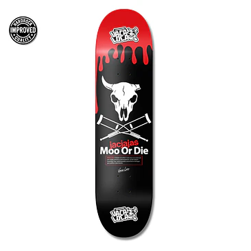 Tabla de skate Moo Or Die Vaca Loca Skateboards 3
