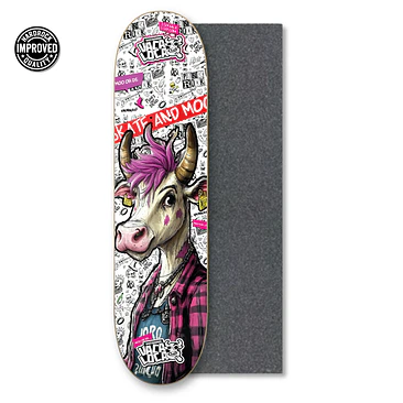 Promoción: Tabla Skate Lady Cow + Lija Eat Sneaker 1