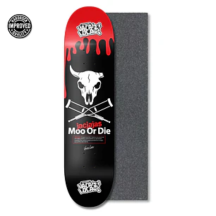 Promoción: Tabla Skate Jacjajas Moo Or Die Vaca Loca Skateboards + Lija Eat Sneaker