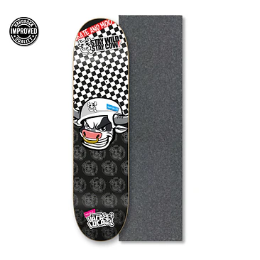 Promoción: Tabla Skate Cow Rider de Vaca Loca Skateboards + Lija Eat Sneaker 1