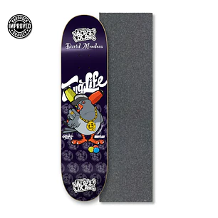 Promoción: Tabla Skate Promodel David Mendoza + Lija Eat Sneaker