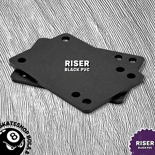 Risers Black Skate 1/8 Antivibradores De PVC