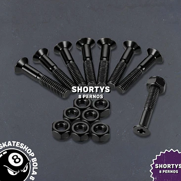 Pernos Shortys Black 1