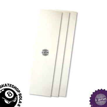 Lija de Skate CL Griptape Blanca / Natural 1