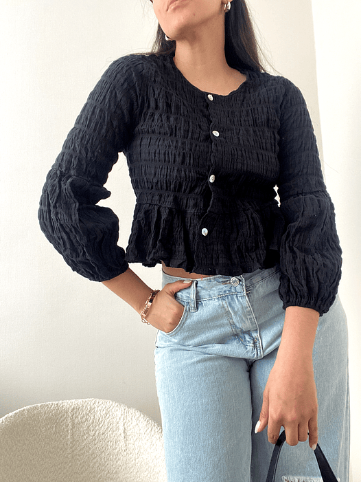 BLUSA JULIET NEGRO