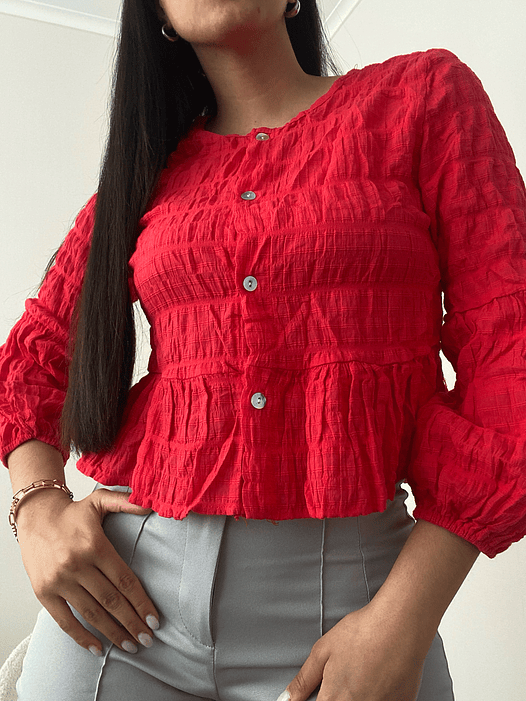 BLUSA JULIET ROJO