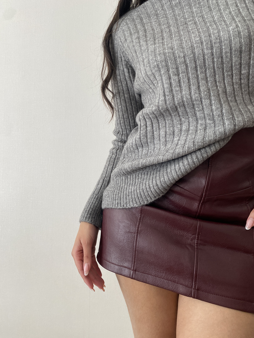 SKIRT CAPRIANI BURGUNDY 3
