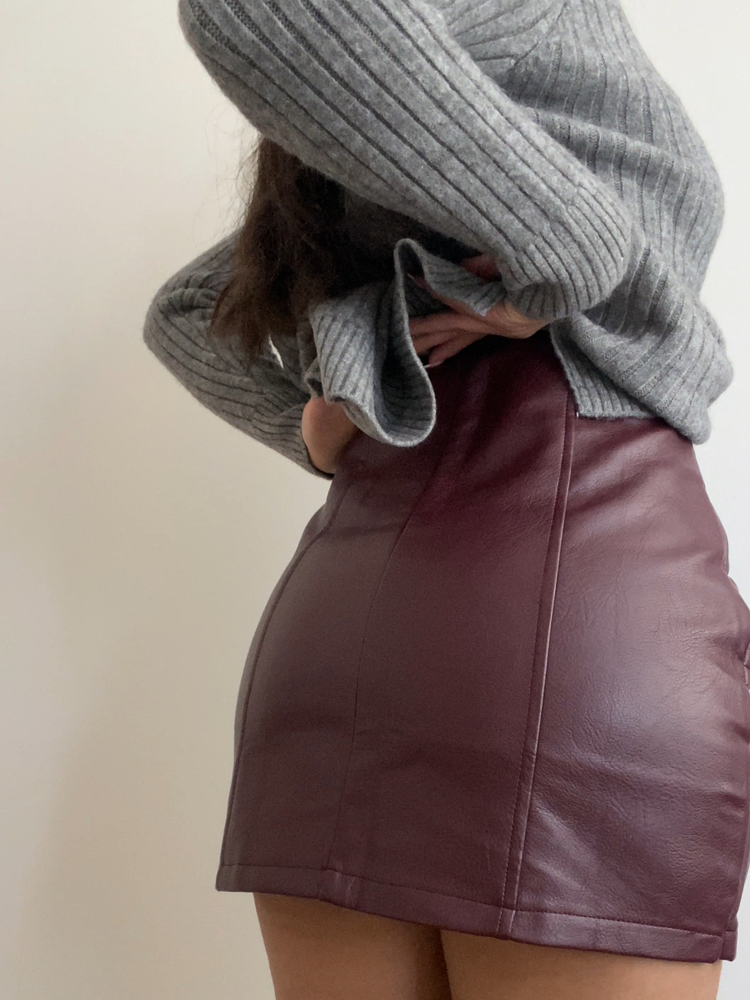 SKIRT CAPRIANI BURGUNDY 6