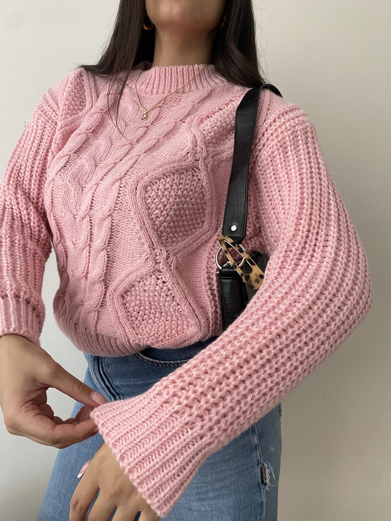 SWEATER DOMINIC PINK 1