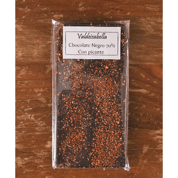 Tableta Chocolate 70% con Picante