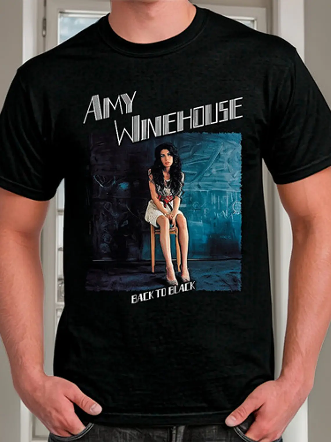 Polera Amy Winehouse - Ver 01 - Back To Black 1