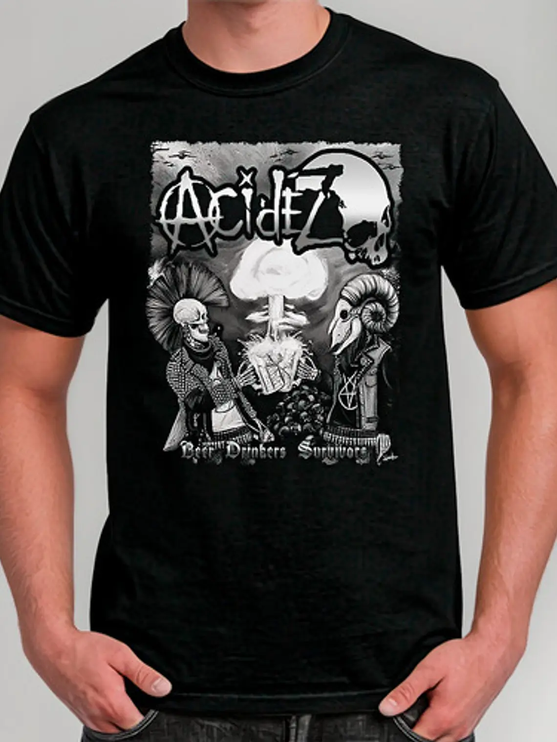 Polera Acidez - Ver 01 - Beer Drinkers Survivors 1