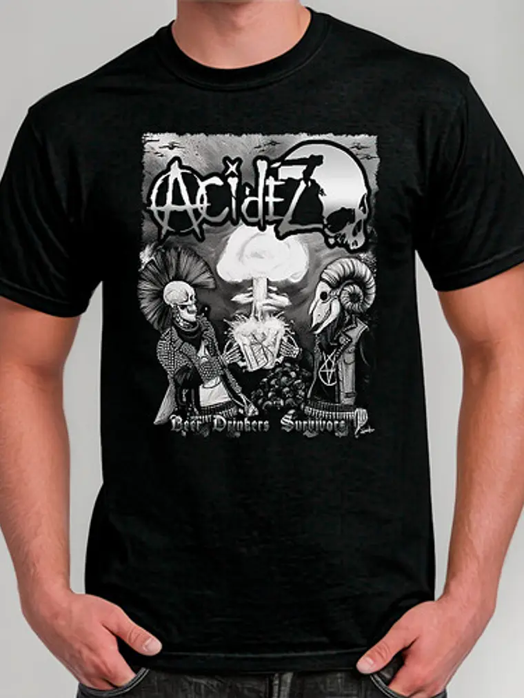 Polera Acidez - Ver 01 - Beer Drinkers Survivors 1