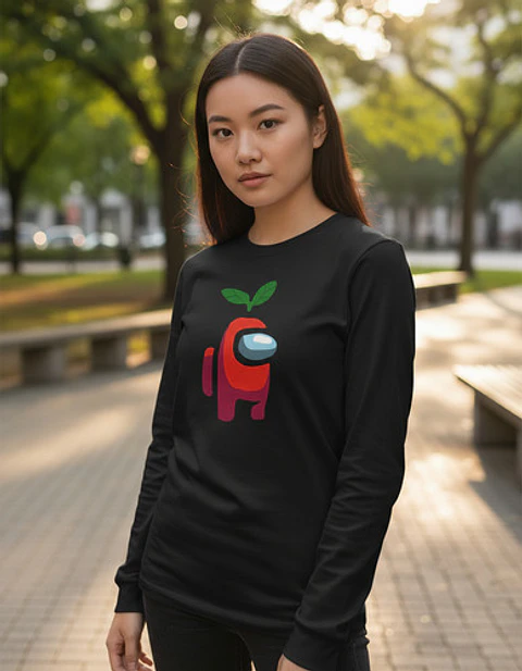 Polera Manga Larga Among Us - Ver 04 - Vale Gamess