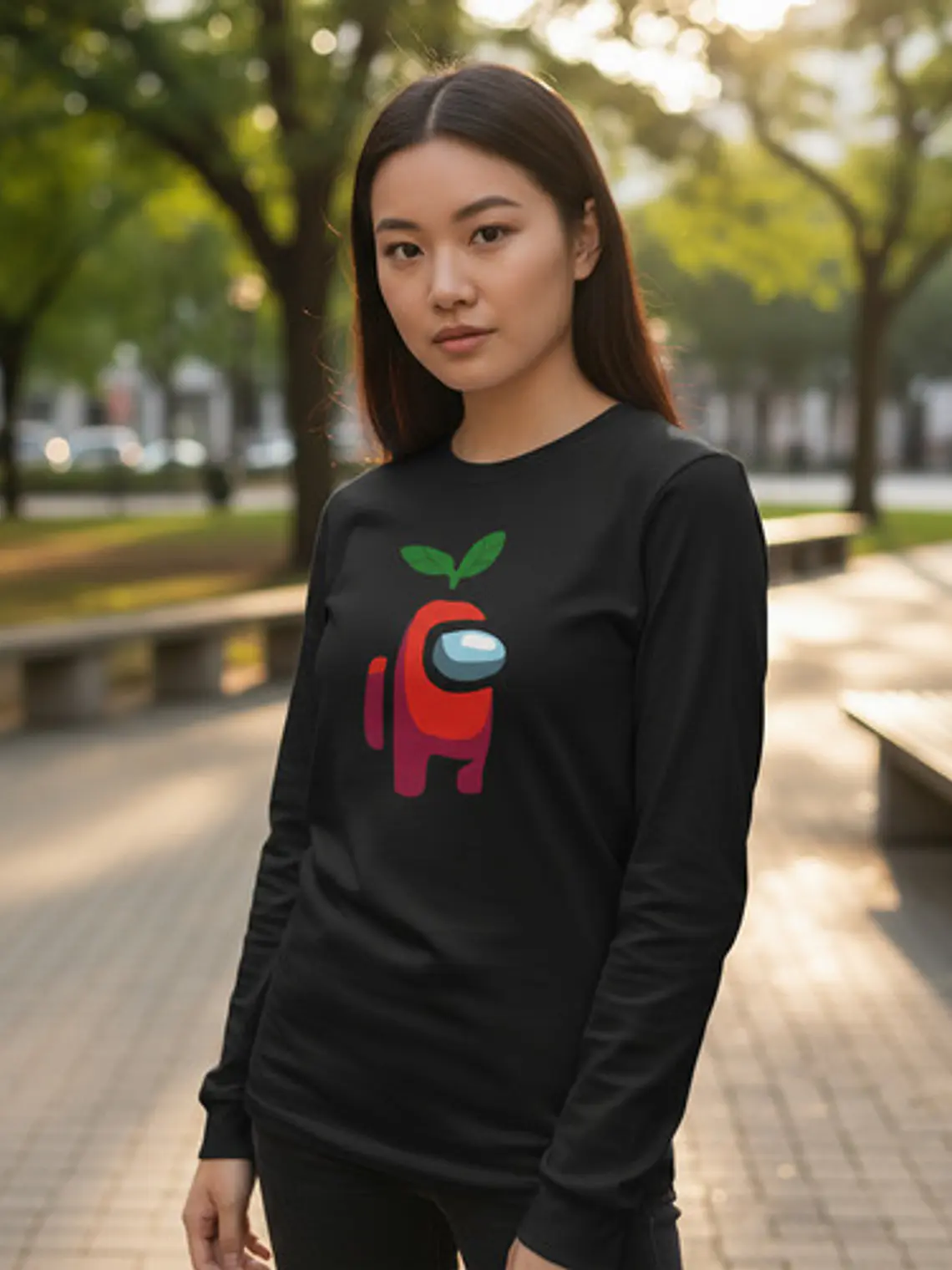 Polera Manga Larga Among Us - Ver 04 - Vale Gamess 1