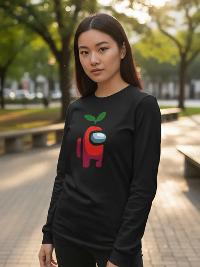 Polera Manga Larga Among Us - Ver 04 - Vale Gamess 1