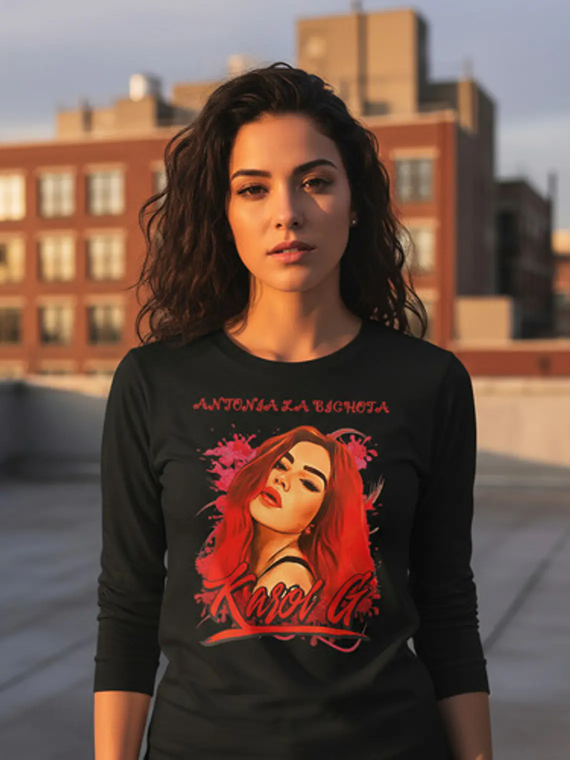 Polera Manga Larga Karol G - Ver 02 - Vale Gamess 1