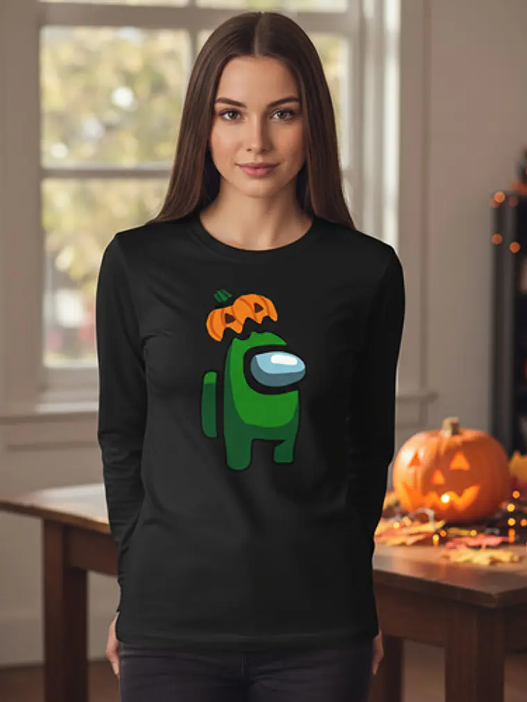 Polera Manga Larga Among Us - Ver 05 - Vale Gamess 1