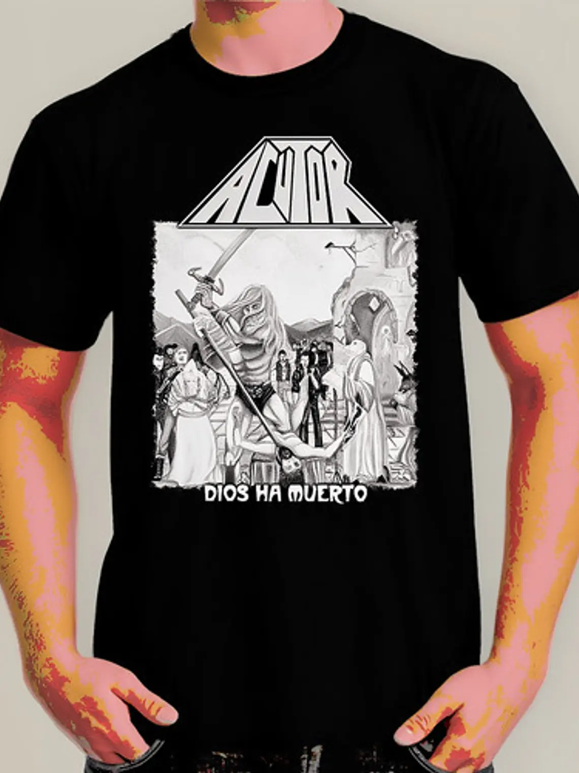 Polera Acutor - Ver 01 - Dios Ha Muerto 1