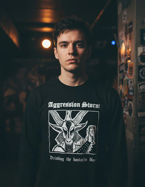 Polera Manga Larga Agression Storm - Ver 01 - Drinking The B