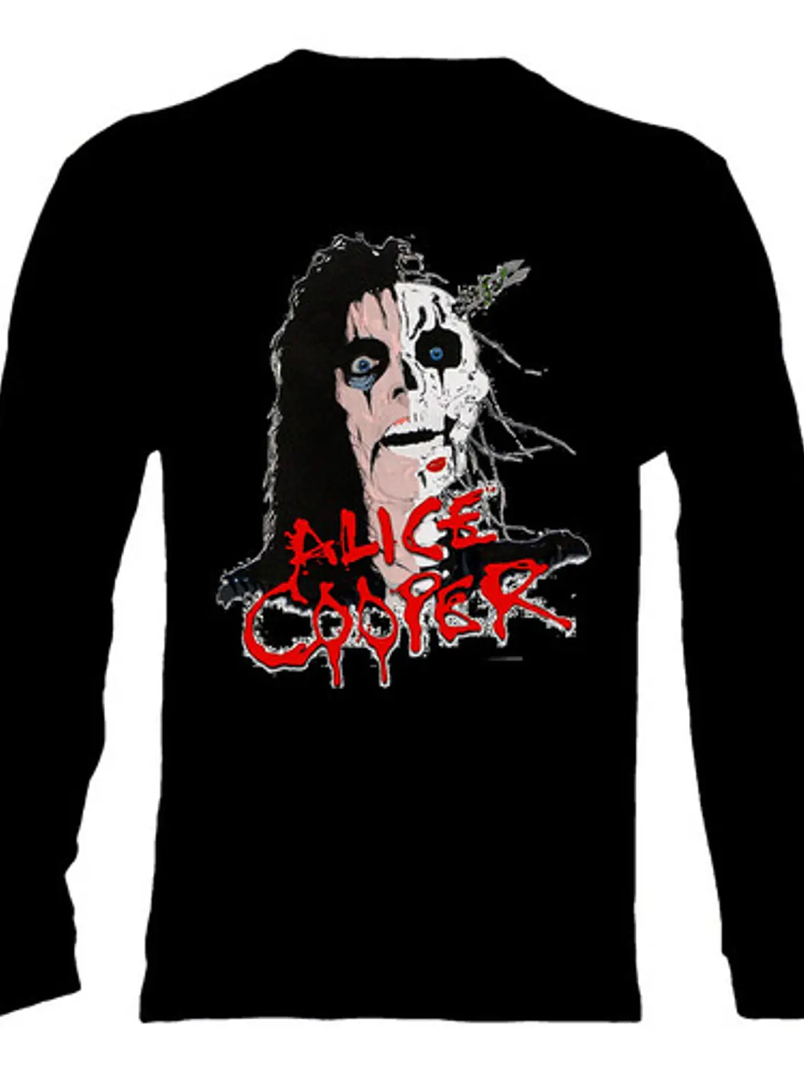 Polera Manga Larga Alice Cooper - Ver 01 - Vale Gamess 1