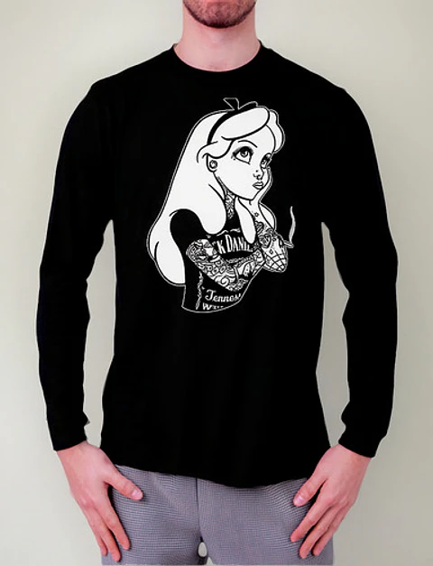 Polera Manga Larga Caricatura - Ver 01 - Vale Gamess
