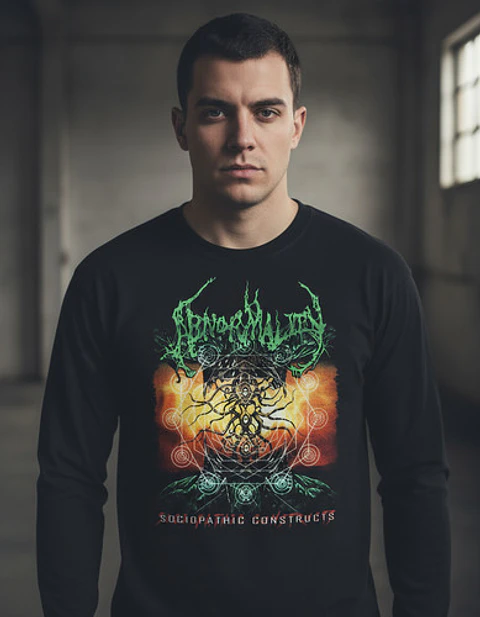 Polera Manga Larga Abnormality - Ver 02 - Sociopathic Constr