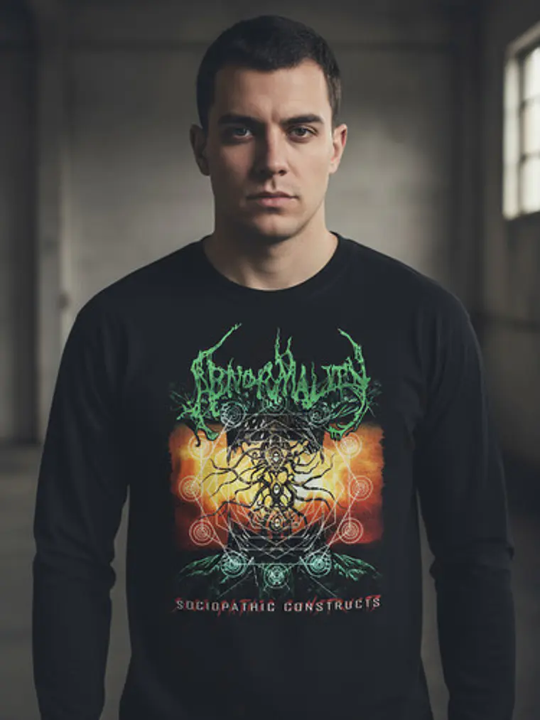 Polera Manga Larga Abnormality - Ver 02 - Sociopathic Constr 1