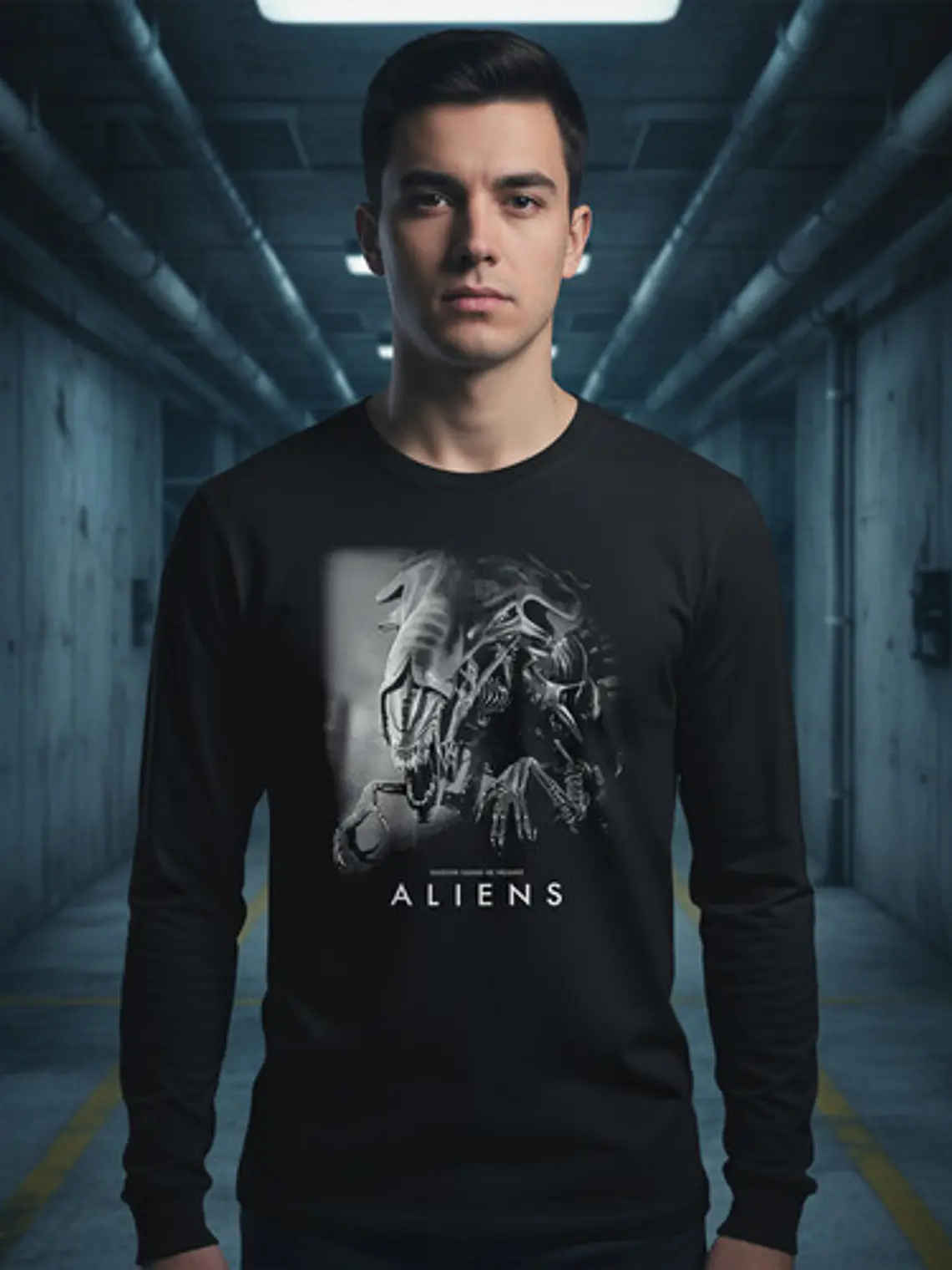 Polera Manga Larga Alien - Ver 02 - Vale Gamess 1