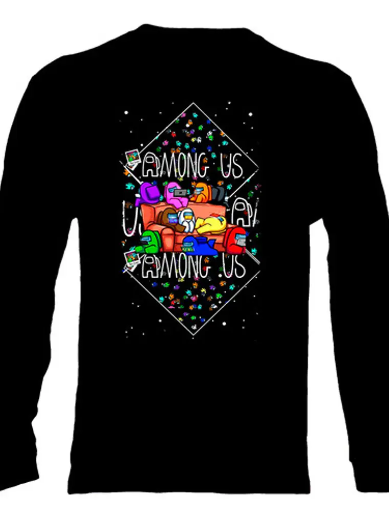 Polera Manga Larga Among Us - Ver 03 - Vale Gamess 1