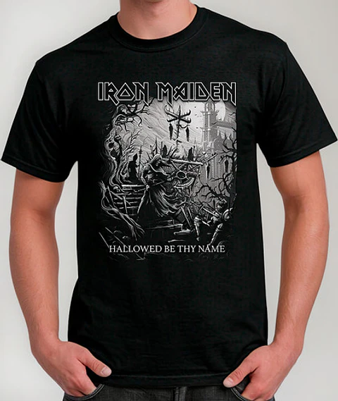 Polera Iron Maiden - Ver 161 - Hallowed Be Thy Name