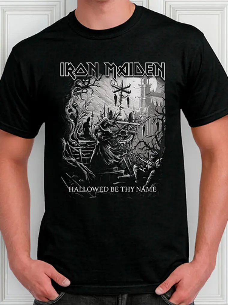 Polera Iron Maiden - Ver 161 - Hallowed Be Thy Name 2