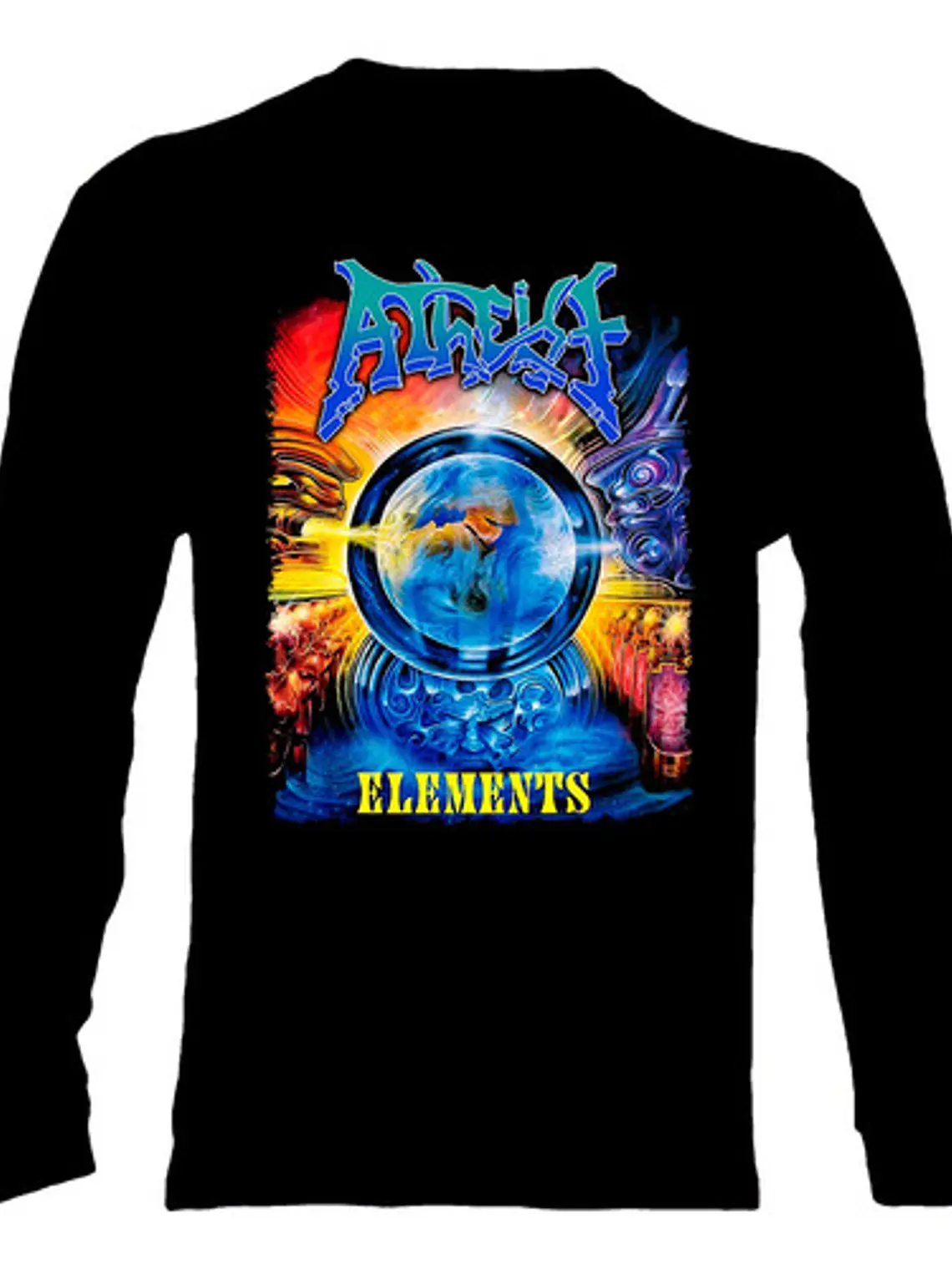 Polera Manga Larga Atheist - Ver 12 - Elements 1
