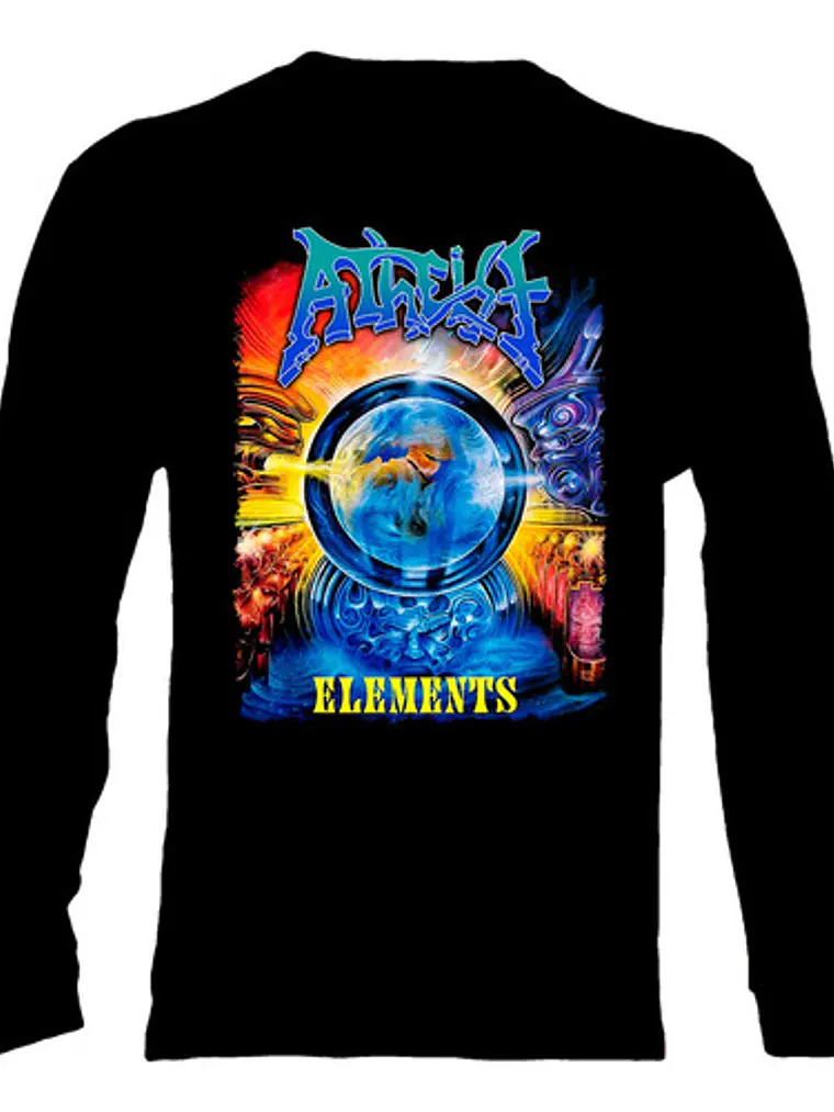 Polera Manga Larga Atheist - Ver 12 - Elements 1