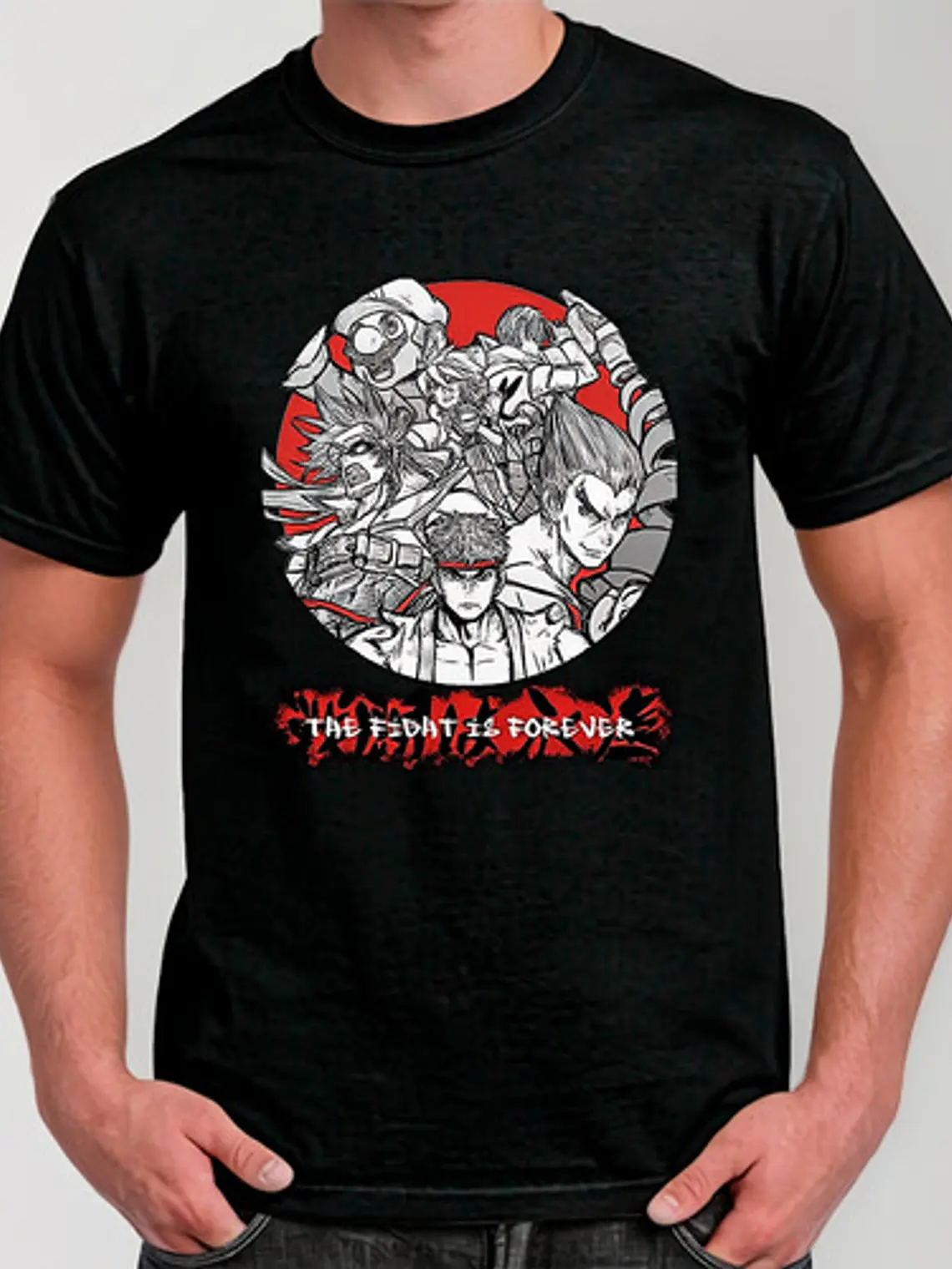 Polera Street Fighters - Ver 01 - Vale Gamess 2