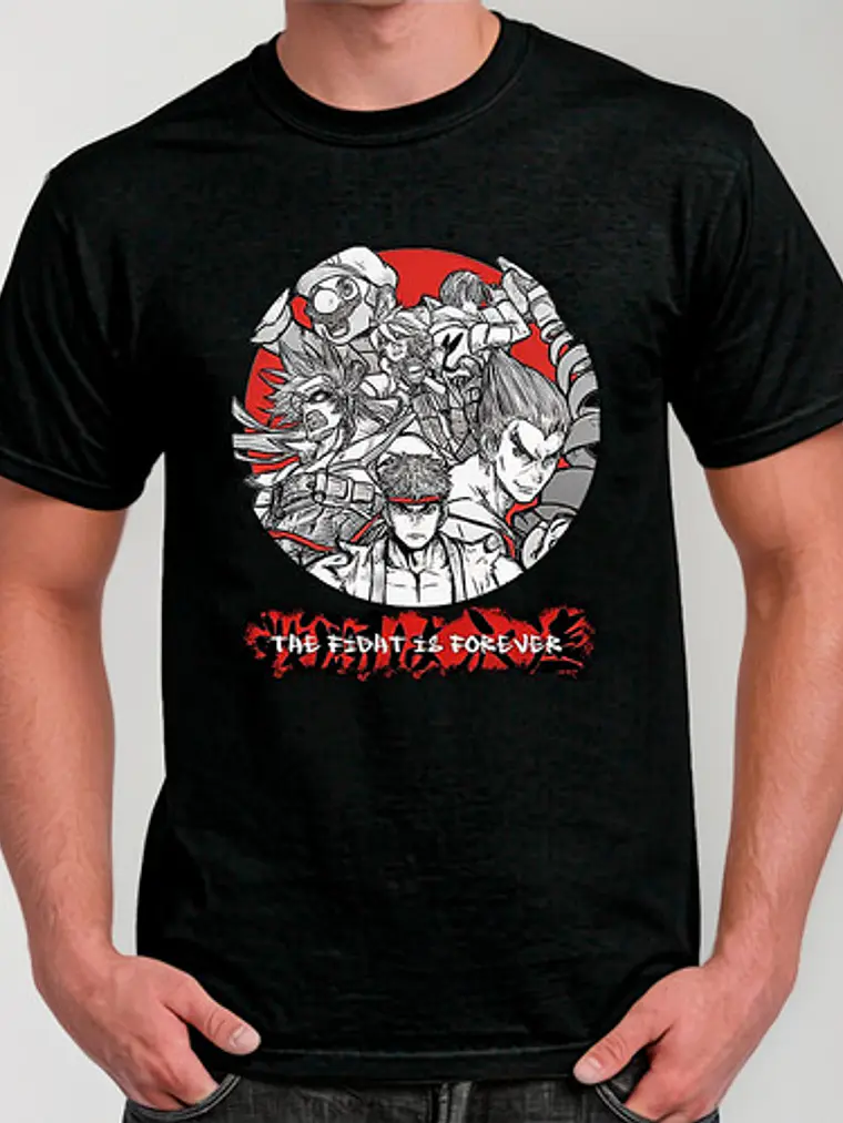 Polera Street Fighters - Ver 01 - Vale Gamess 2