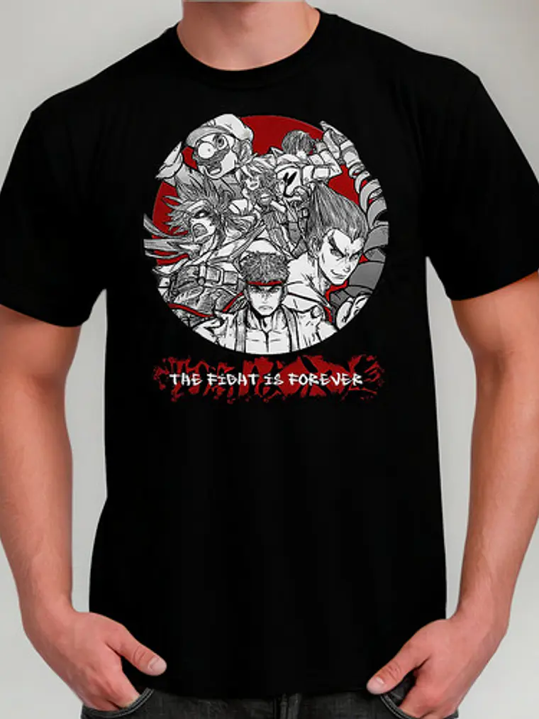 Polera Street Fighters - Ver 01 - Vale Gamess 3