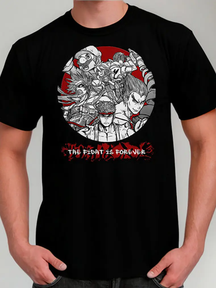 Polera Street Fighters - Ver 01 - Vale Gamess 4