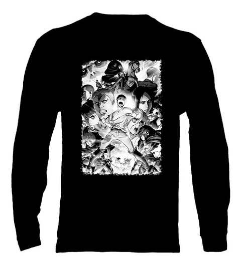 Polera Manga Larga Attack On Titan - Ver 08 - Vale Gamess