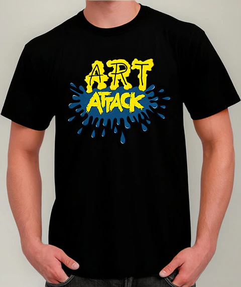 Polera Art Attack - Ver 01 - Vale Gamess