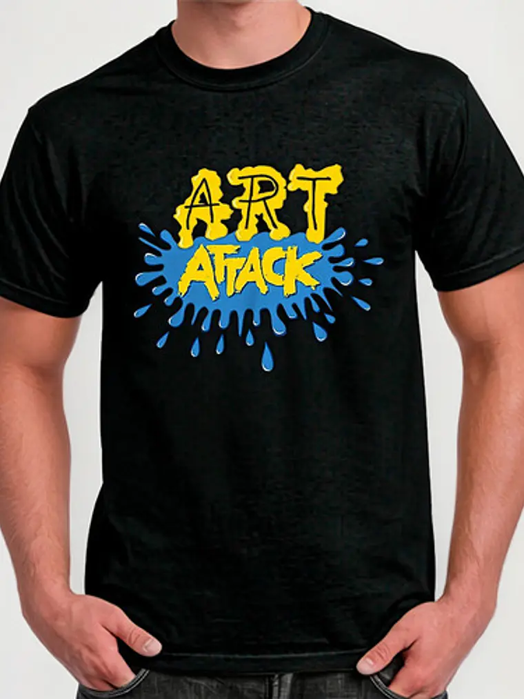 Polera Art Attack - Ver 01 - Vale Gamess 2