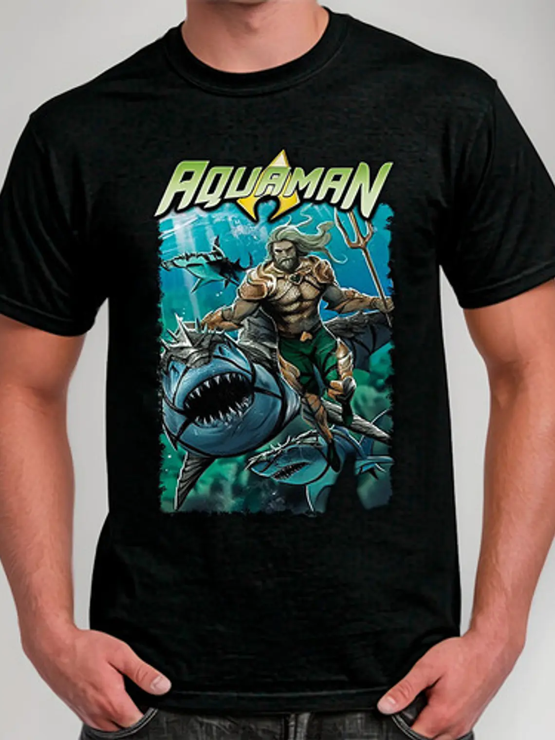 Polera Aquaman - Ver 01 - Vale Gamess 1