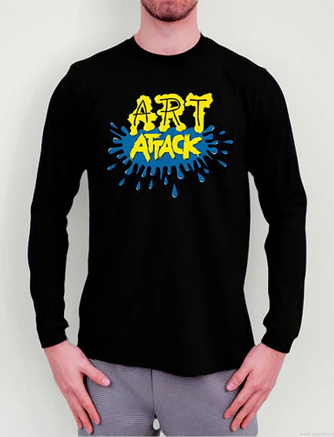 Polera Manga Larga Art Attack - Ver 01 - Vale Gamess