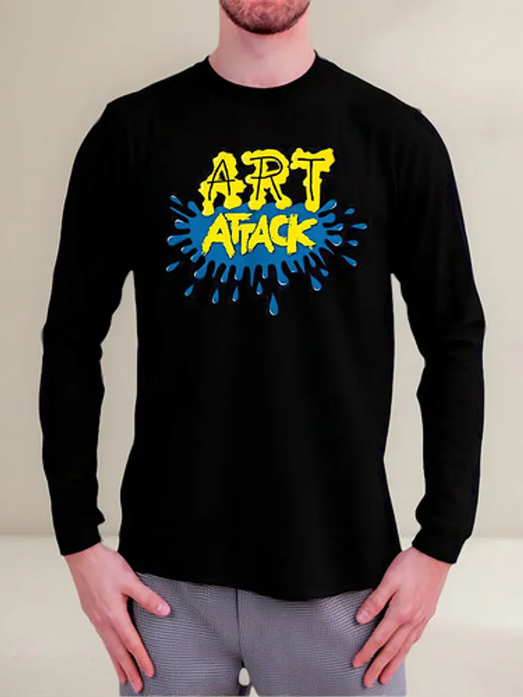 Polera Manga Larga Art Attack - Ver 01 - Vale Gamess 2