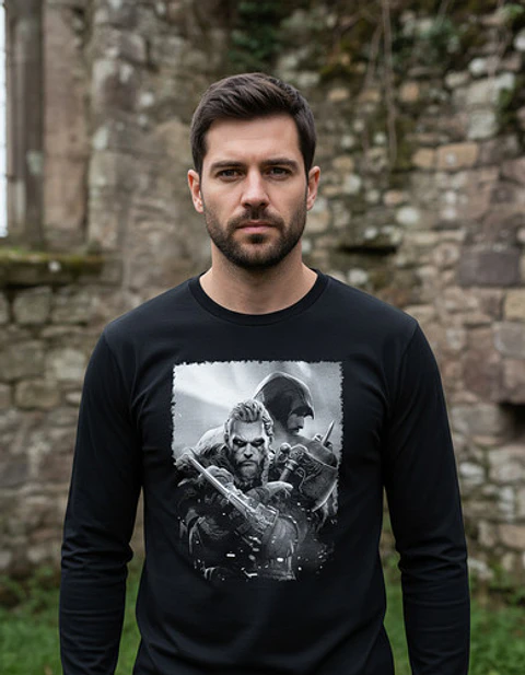 Polera Manga Larga Assassin's Creed - Ver 01 - Vale Gamess