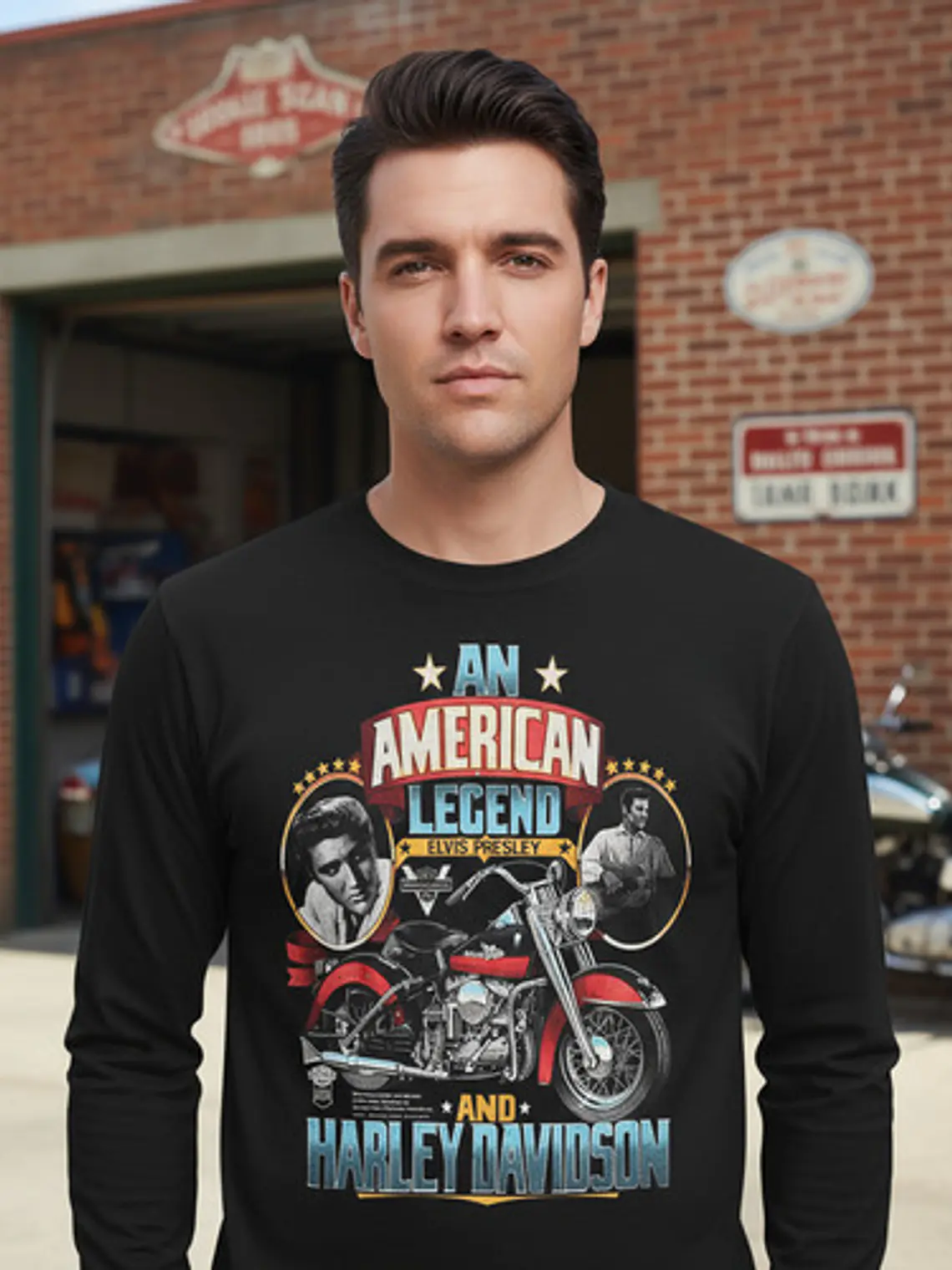 Polera Manga Larga Elvis - Ver 05 - Vale Gamess 1