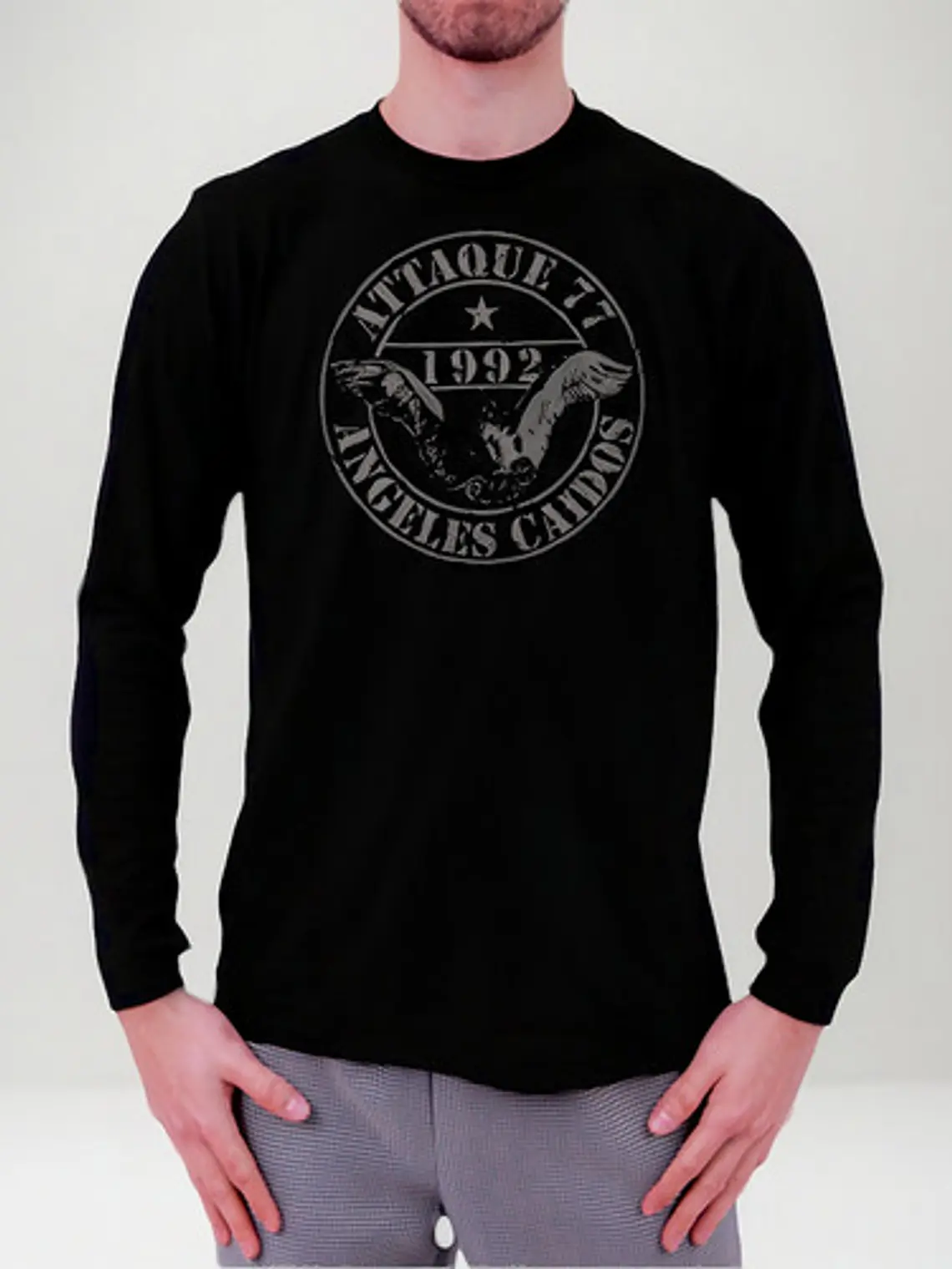 Polera Manga Larga Attaque 77 - Ver 01 - Ángeles Caídos 2