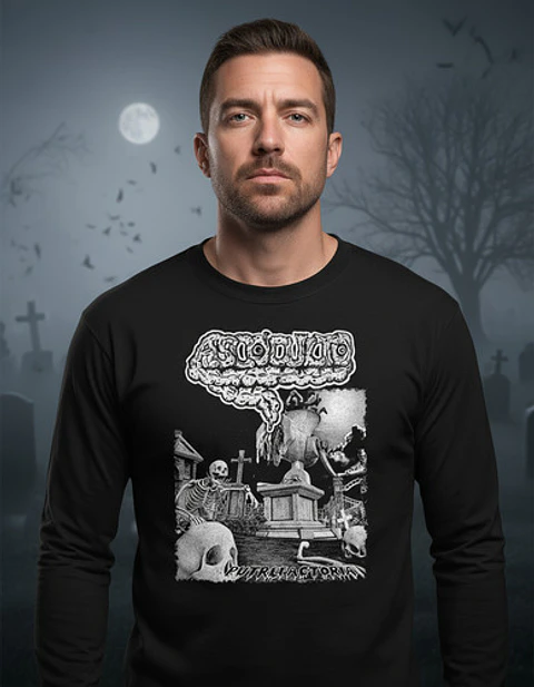 Polera Manga Larga Ascoculto - Ver 01 - Putrefactoria
