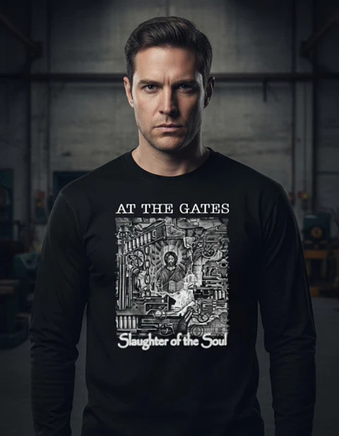 Polera Manga Larga At The Gates - Ver 04 - Slaughter Of The 
